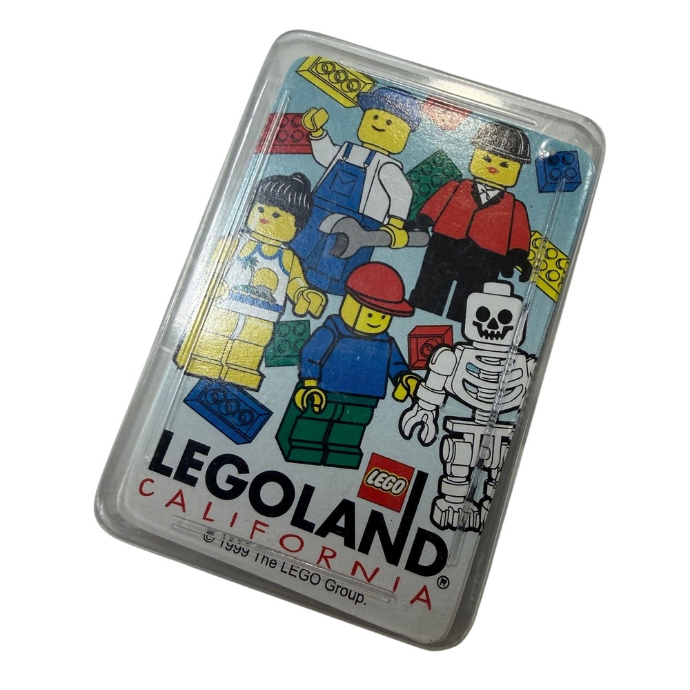 Vintage 1999 LEGOLAND California Playing Cards in Case